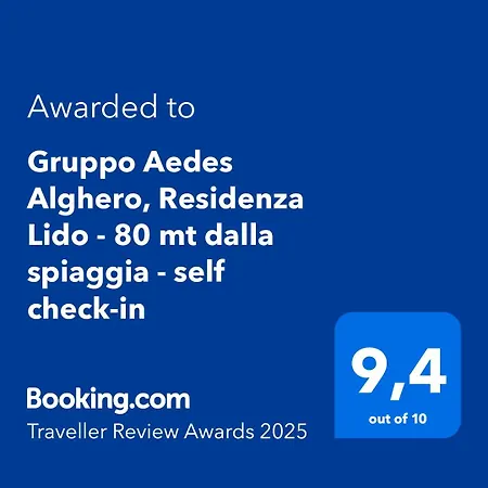 Gruppo Aedes Alghero, Residenza Lido - 80 Mt Dalla Alghero